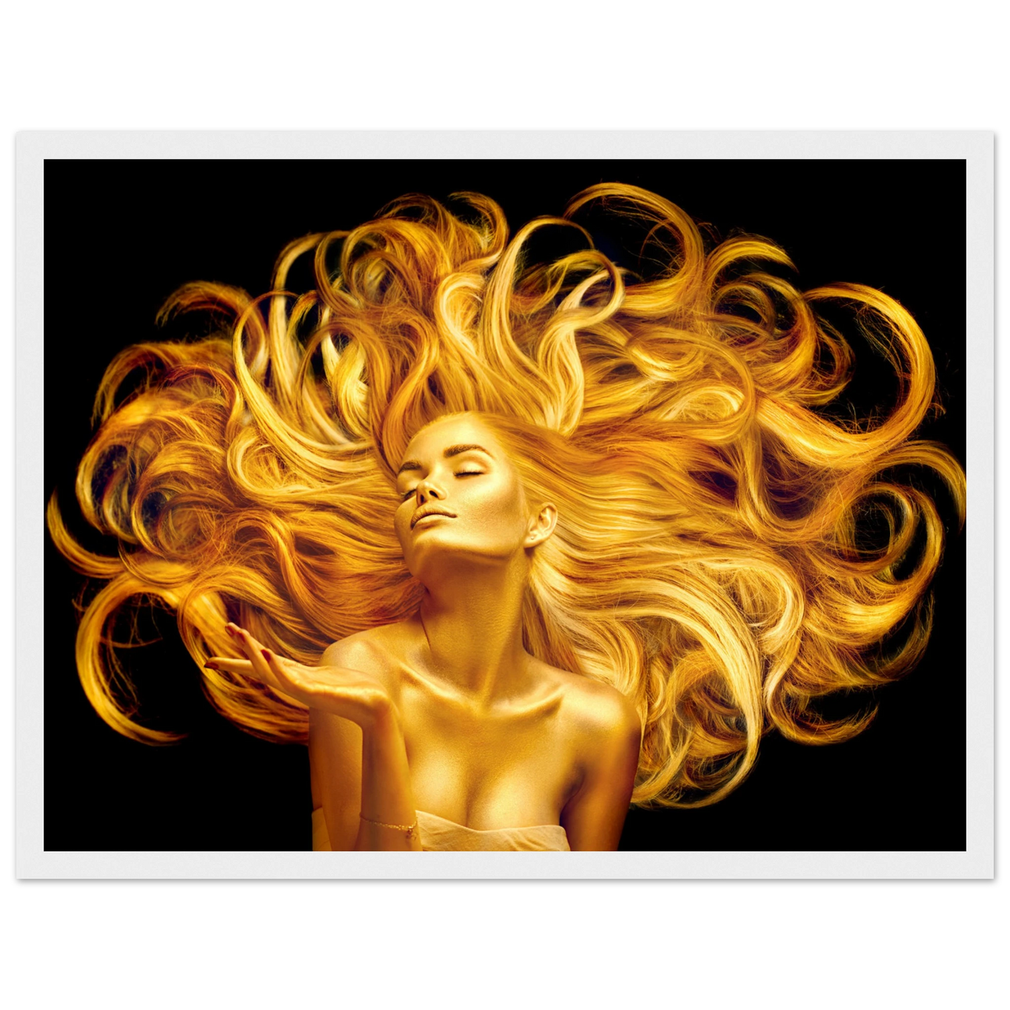 Golden Flow - Poster - Arthena