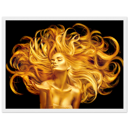 Golden Flow - Poster - Arthena