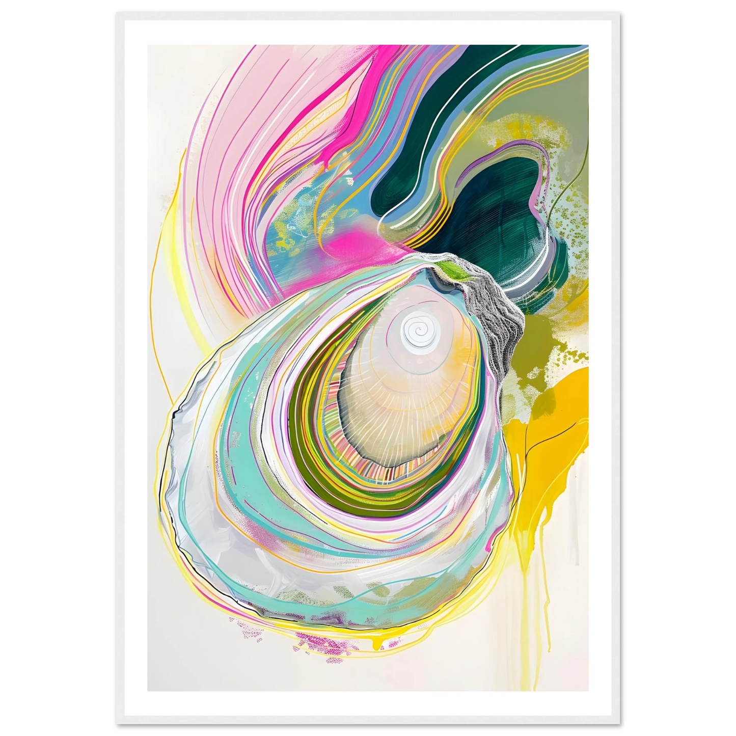 Colorful Oyster - Poster - Arthena