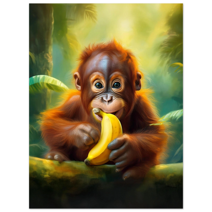 Orangutang Baby - Poster - Arthena