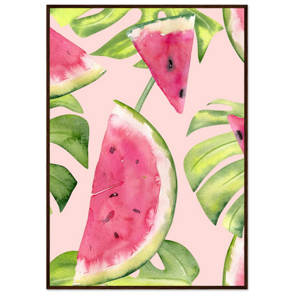 Watermelon Slices - Poster - Arthena