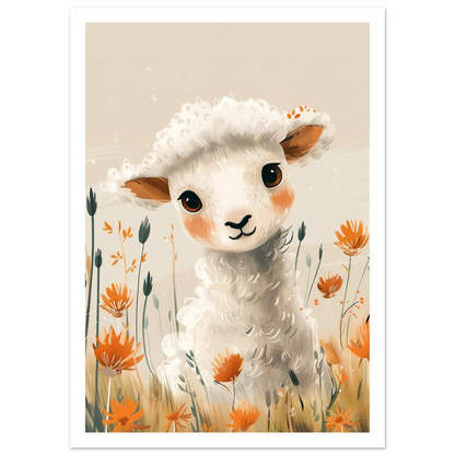 Baby Lamb - Poster - Arthena