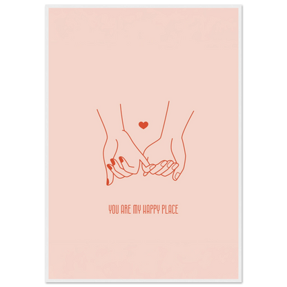 You are my happy place - Poster - Arthena