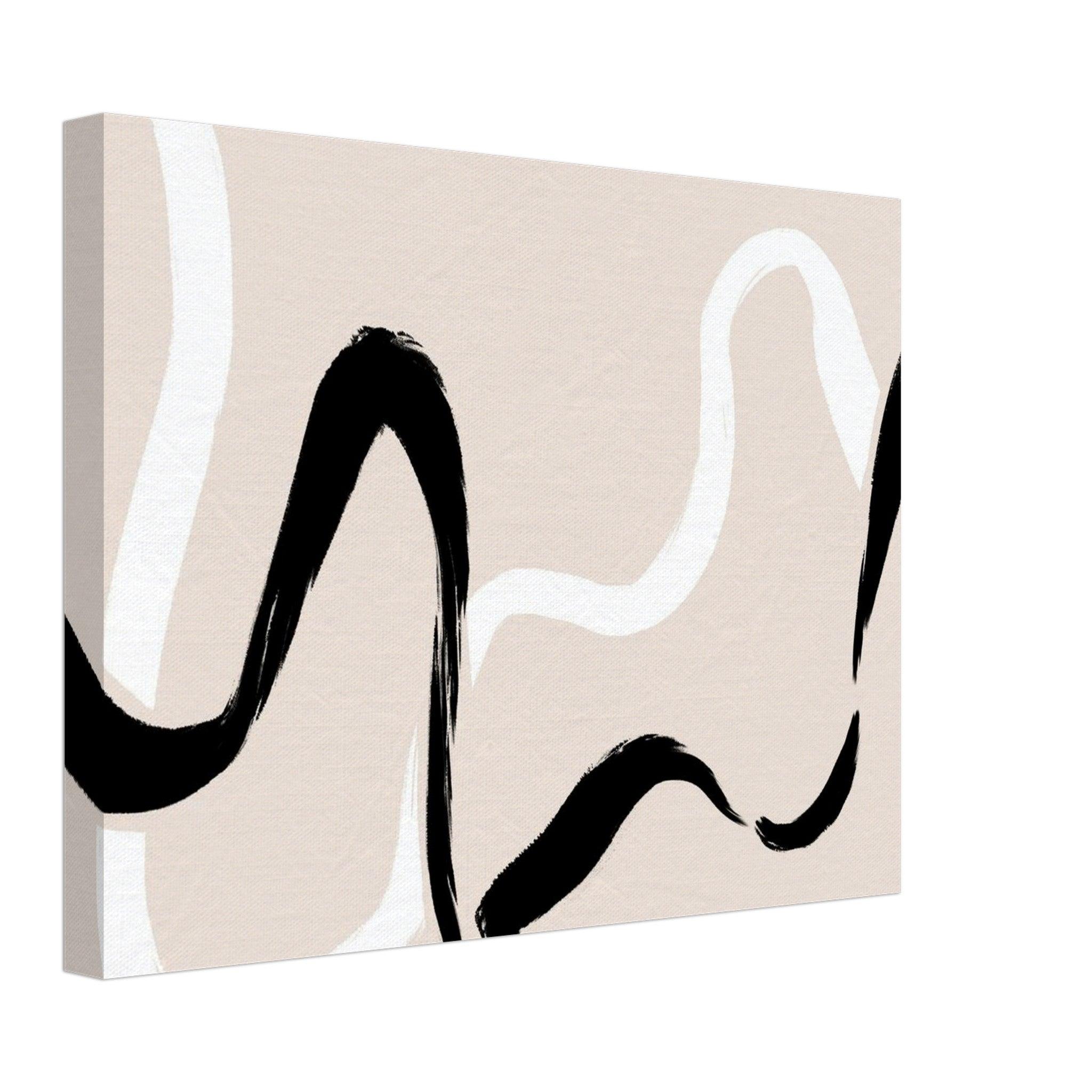 Flow of Contrasts - Canvas - Arthena