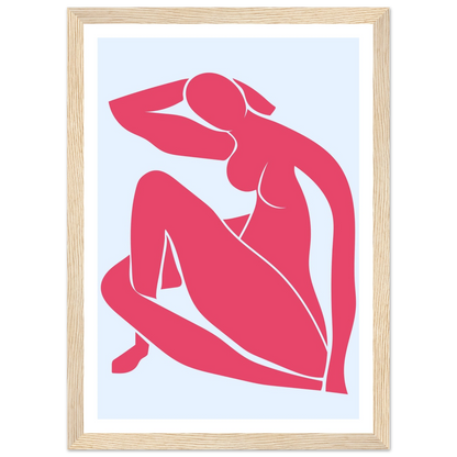 Body Positivity in Red - Poster - Arthena