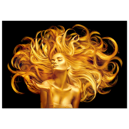 Golden Flow - Poster - Arthena
