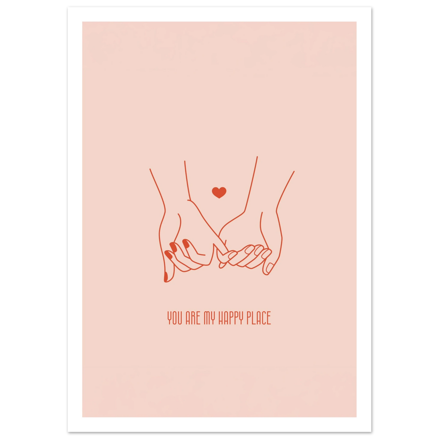 You are my happy place - Poster - Arthena
