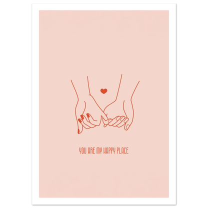 You are my happy place - Poster - Arthena