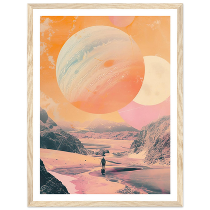 Lost Wanderer Beneath Alien Suns - Poster - Arthena