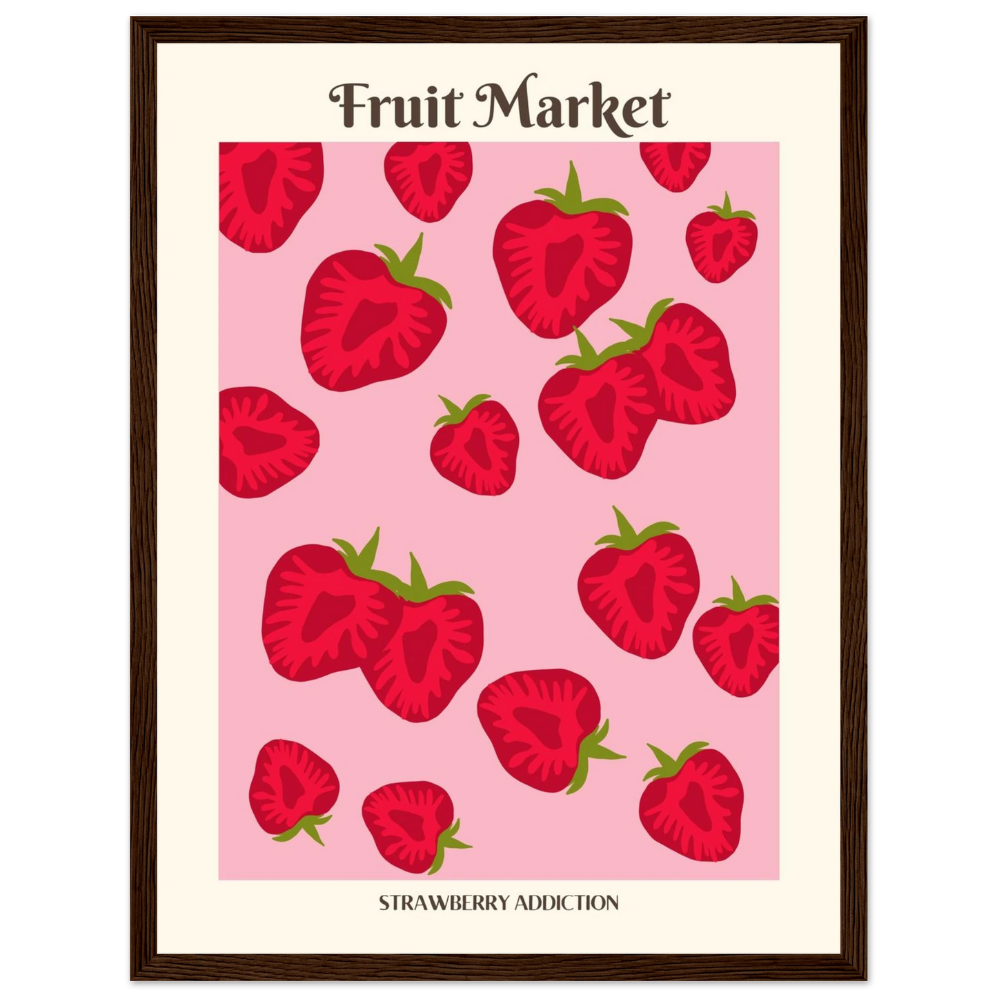 Fruit Market Strawberry - Poster - Arthena