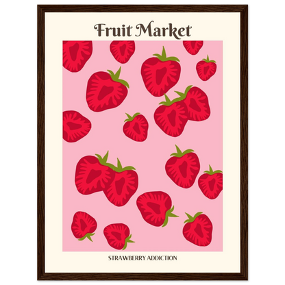 Fruit Market Strawberry - Poster - Arthena