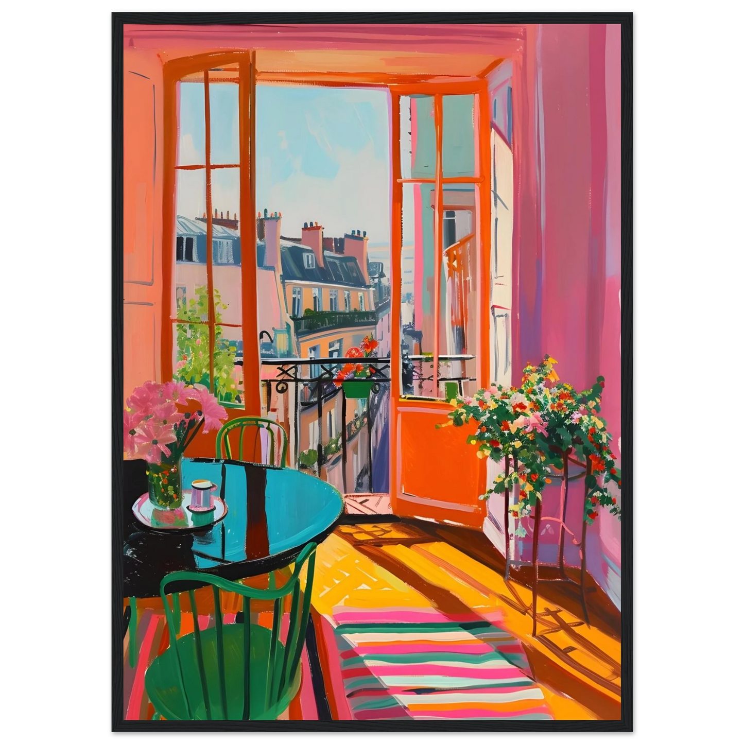 Parisian Morning View - Poster - Arthena