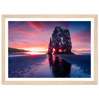 Rock of Fire and Sky - Poster - Arthena