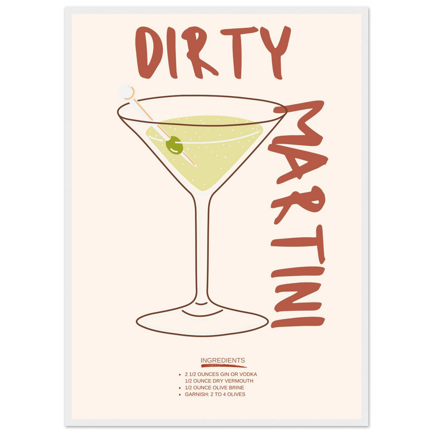 Dirty Martini - Poster - Arthena