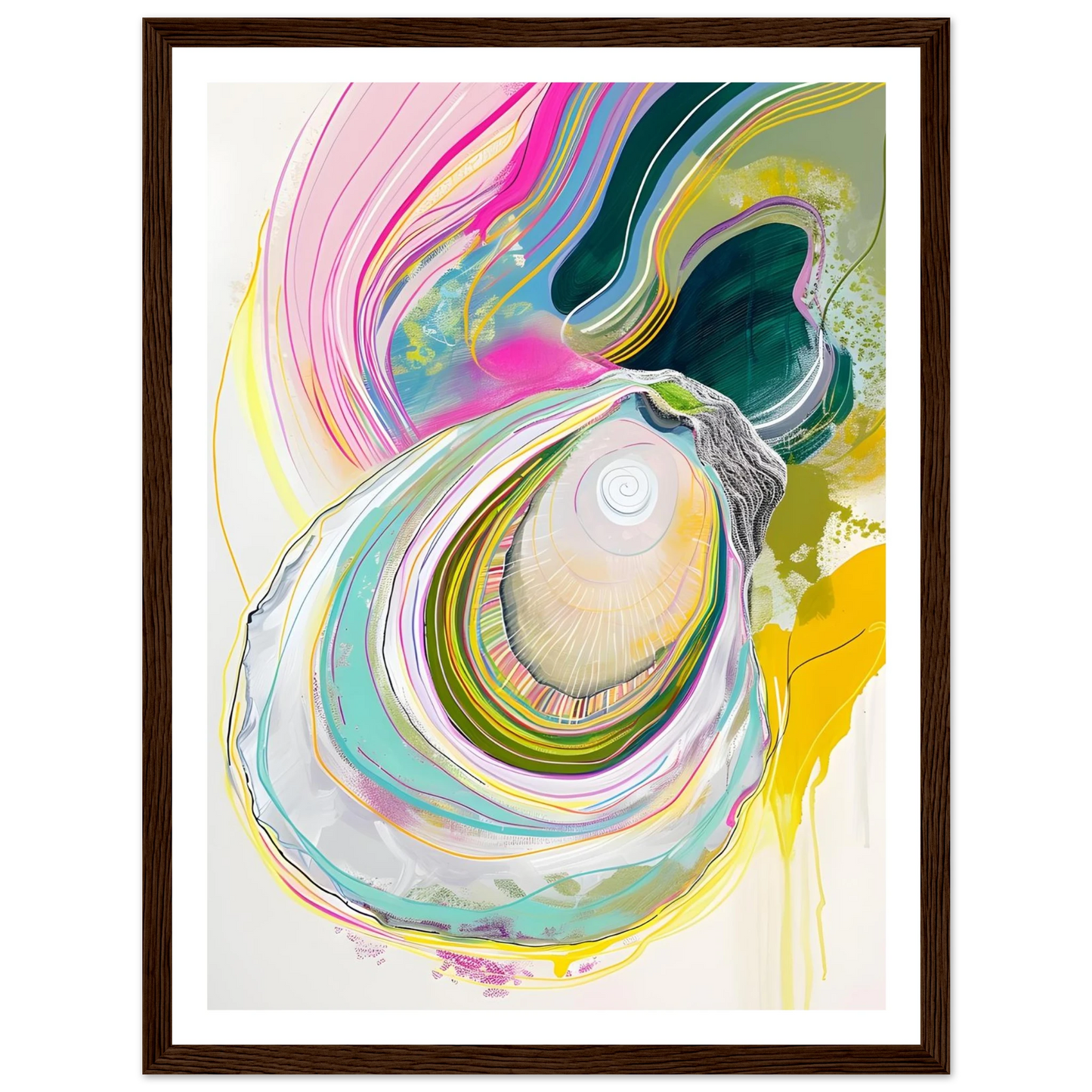 Colorful Oyster - Poster - Arthena
