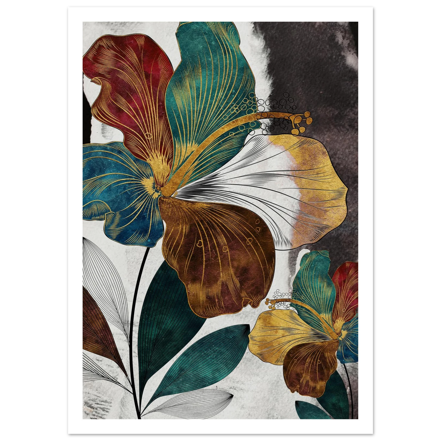 Golden Bloom Symphony - Poster - Arthena