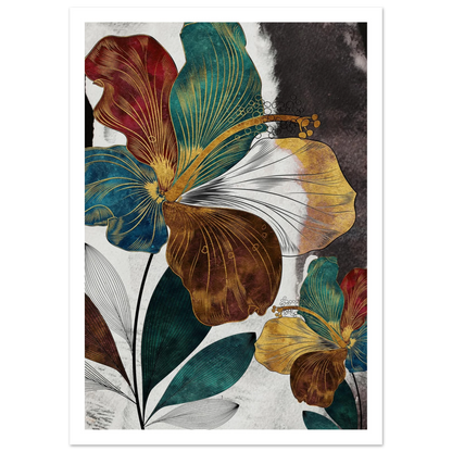 Golden Bloom Symphony - Poster - Arthena