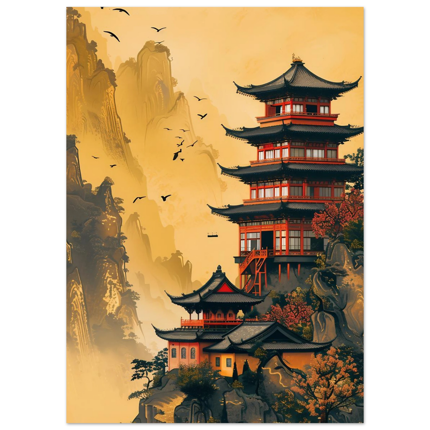 Temple of Tranquility - Poster - Arthena