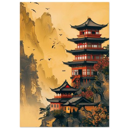 Temple of Tranquility - Poster - Arthena