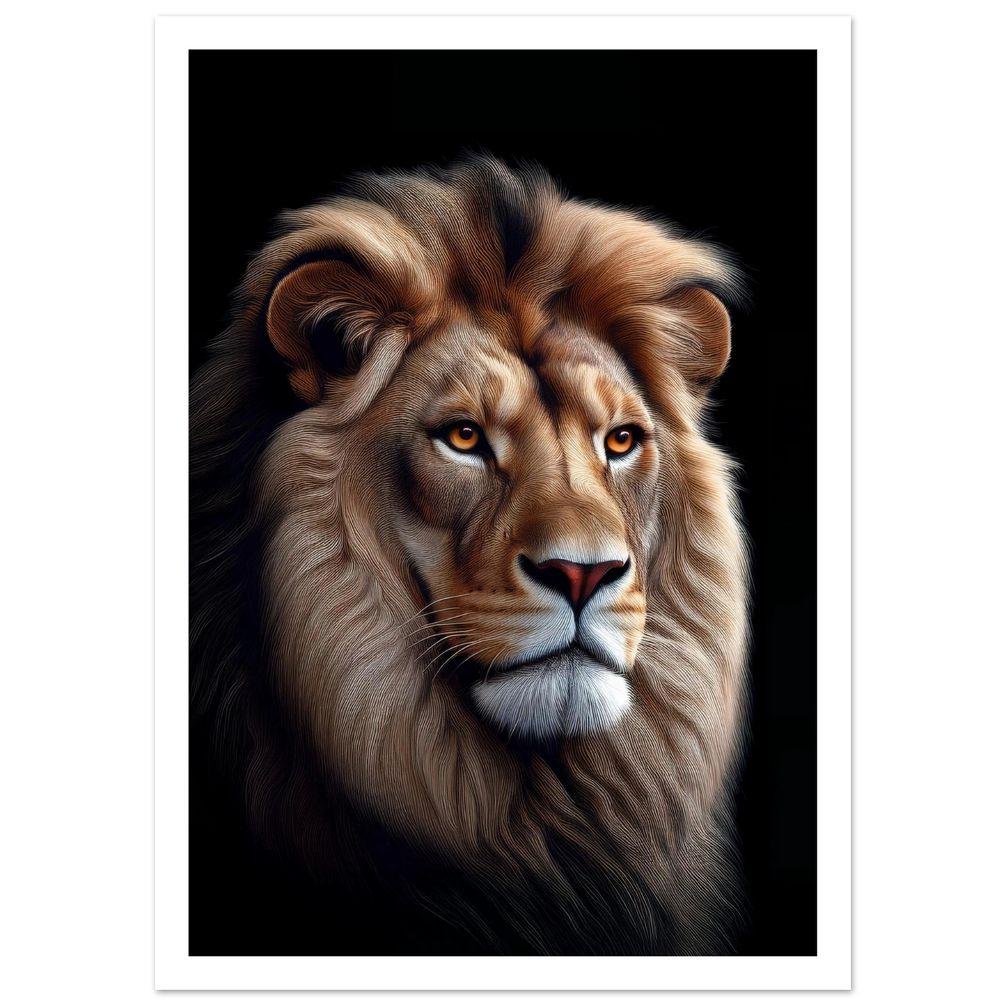 Majestic Lion - Poster - Arthena