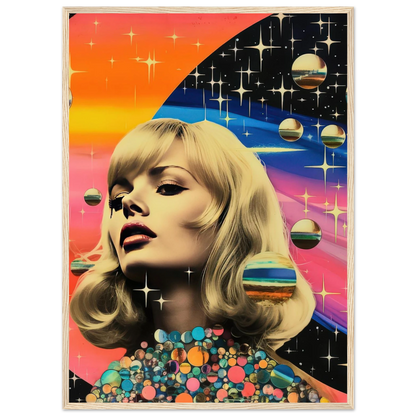 Retro Galaxy Queen - Poster - Arthena