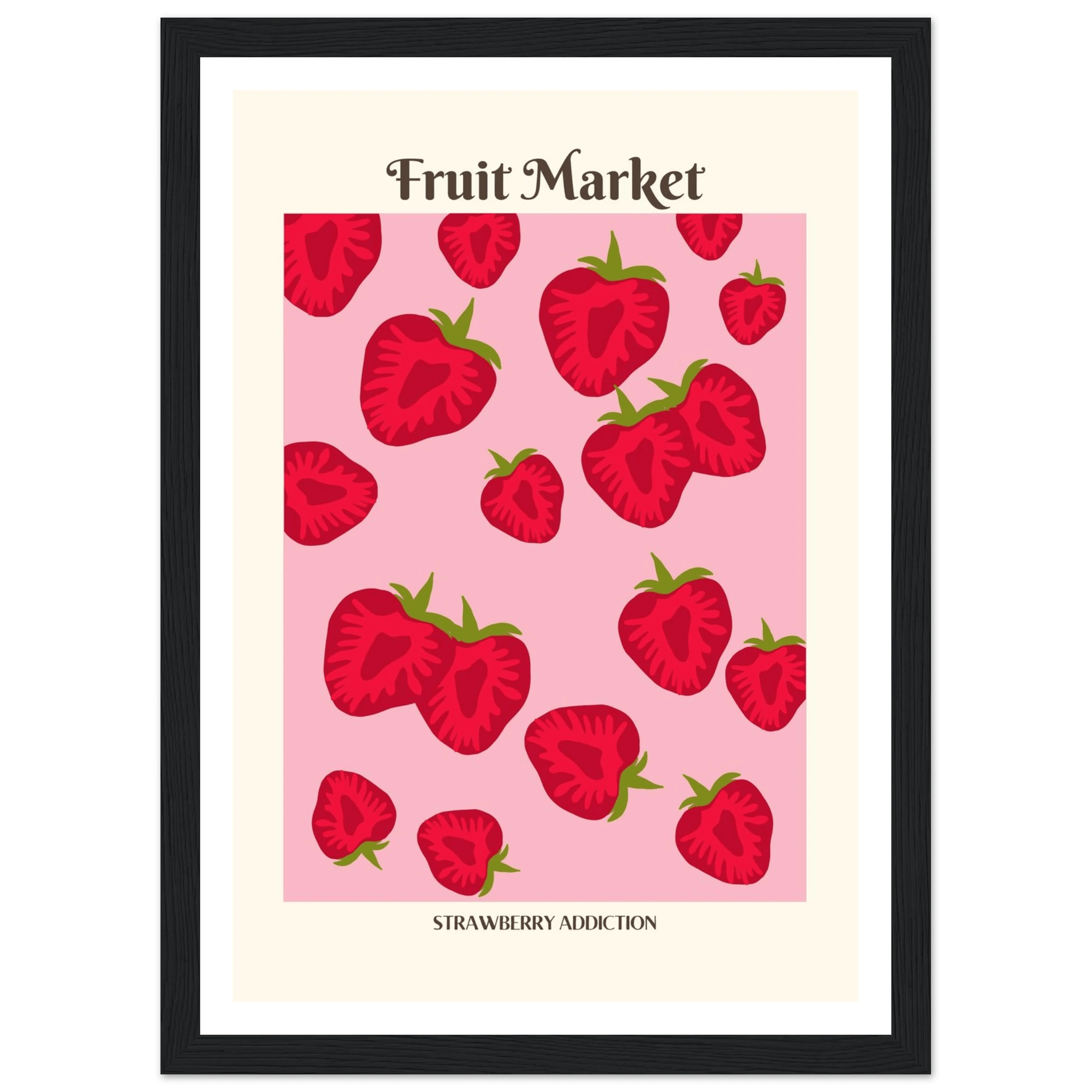 Fruit Market Strawberry - Poster - Arthena
