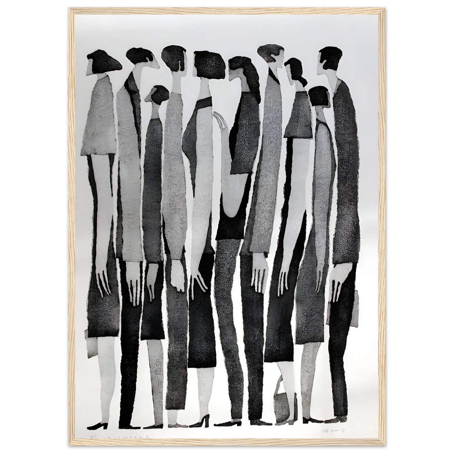 Silent Crowd - Poster - Arthena