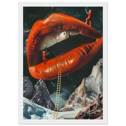 Lip Construction - Poster - Arthena
