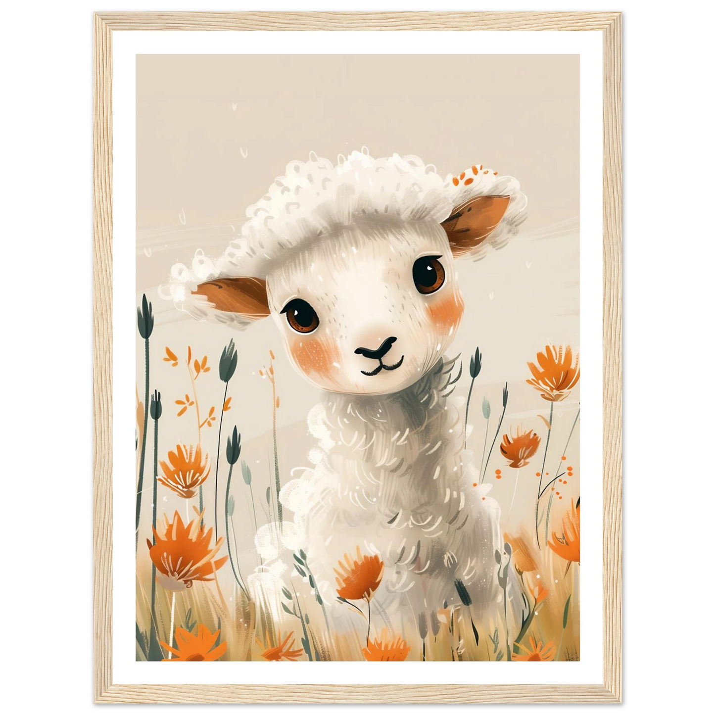 Baby Lamb - Poster - Arthena