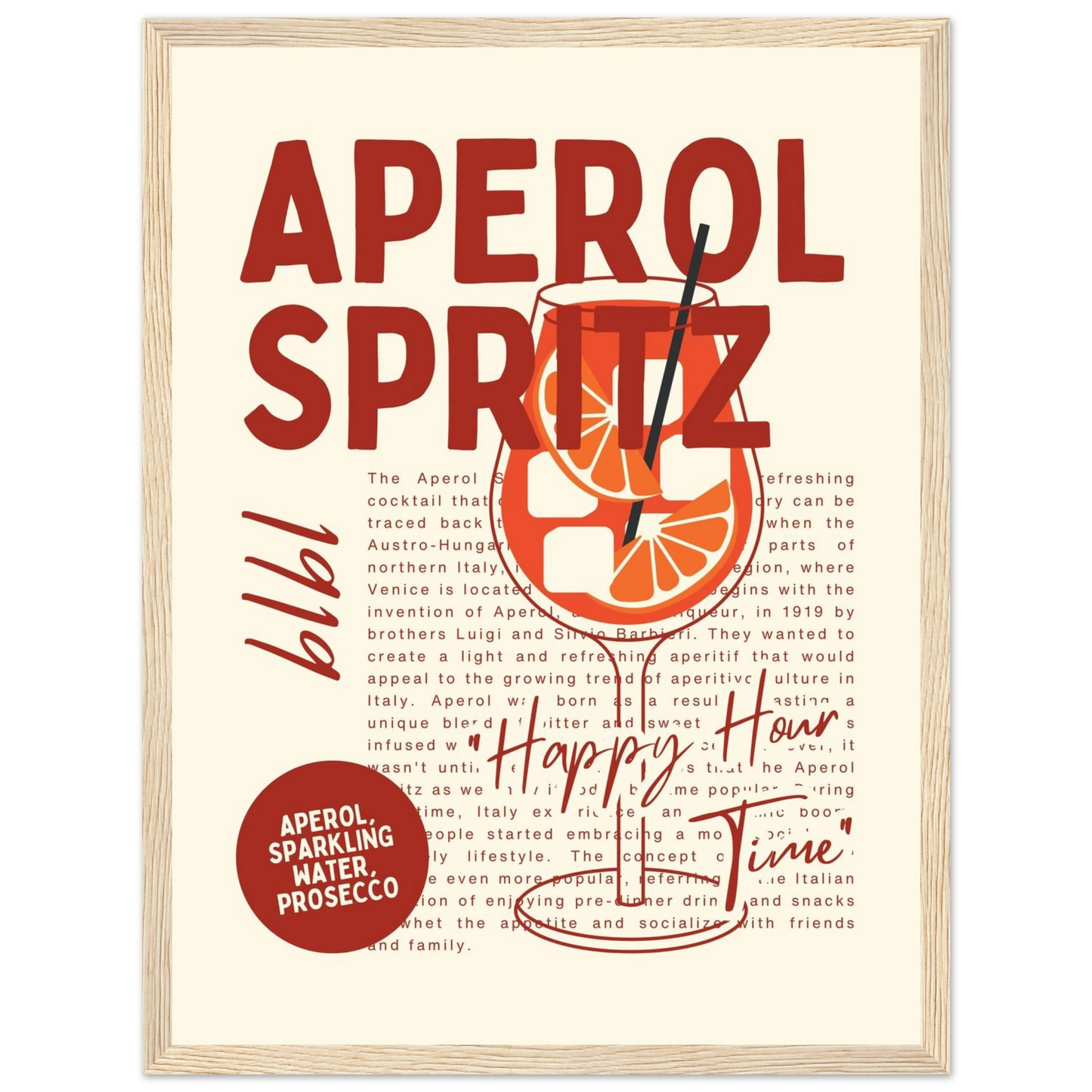 Aperol Spritz 1919 - Poster - Arthena