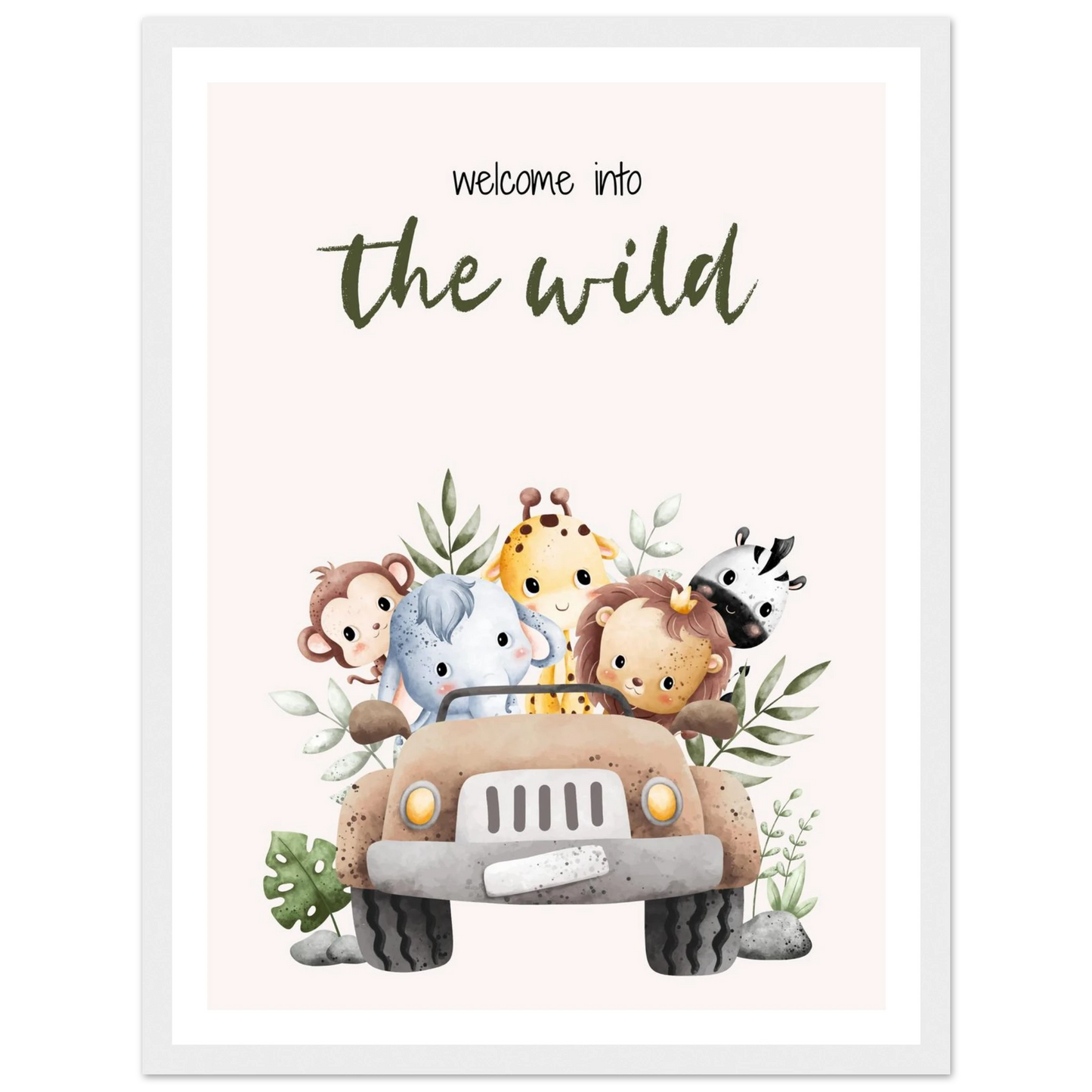 Welcome into the wild - Poster - Arthena