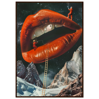 Lip Construction - Poster - Arthena