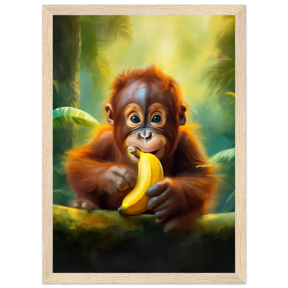 Orangutang Baby - Poster - Arthena