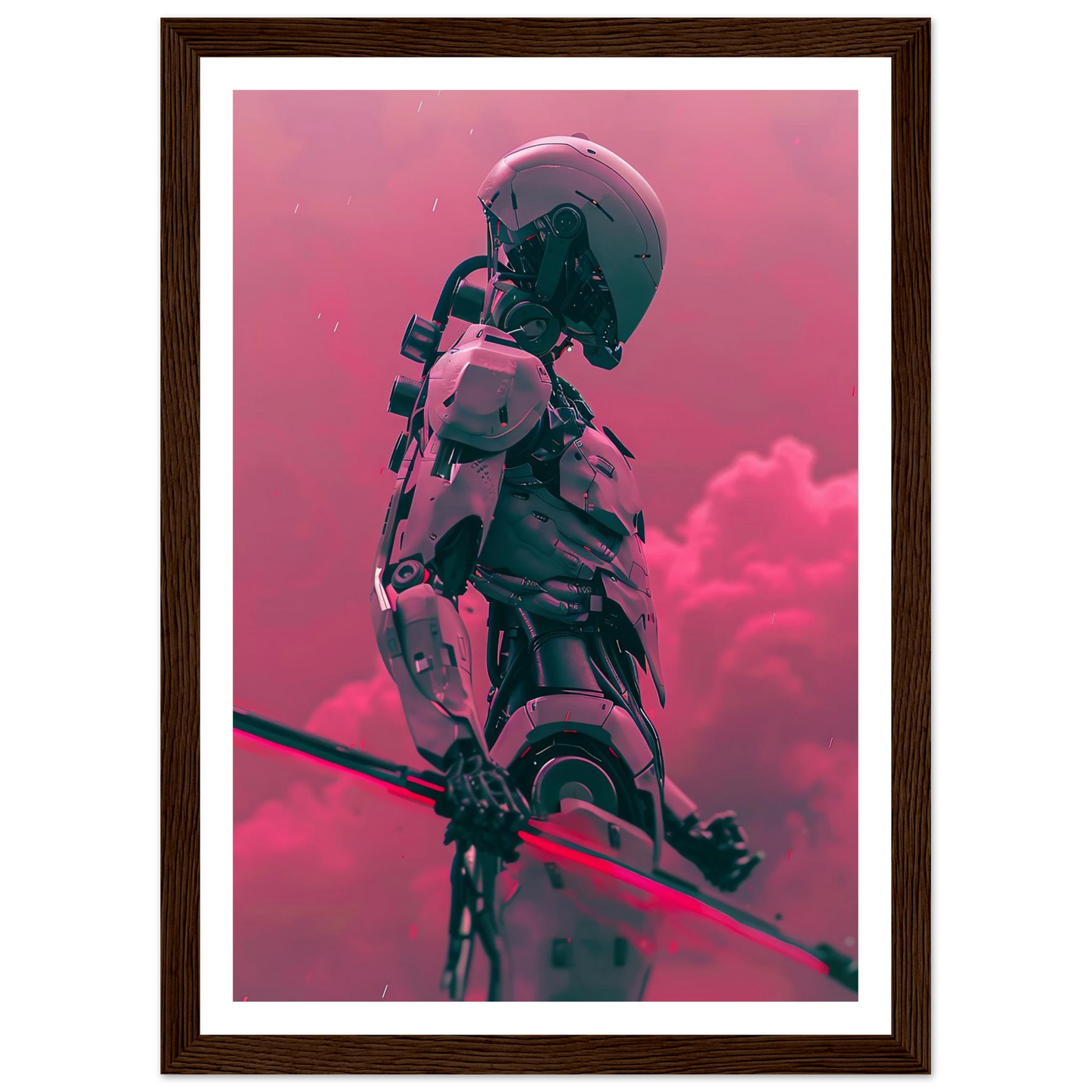 Battle Droid in the Rosy Mist - Poster - Arthena