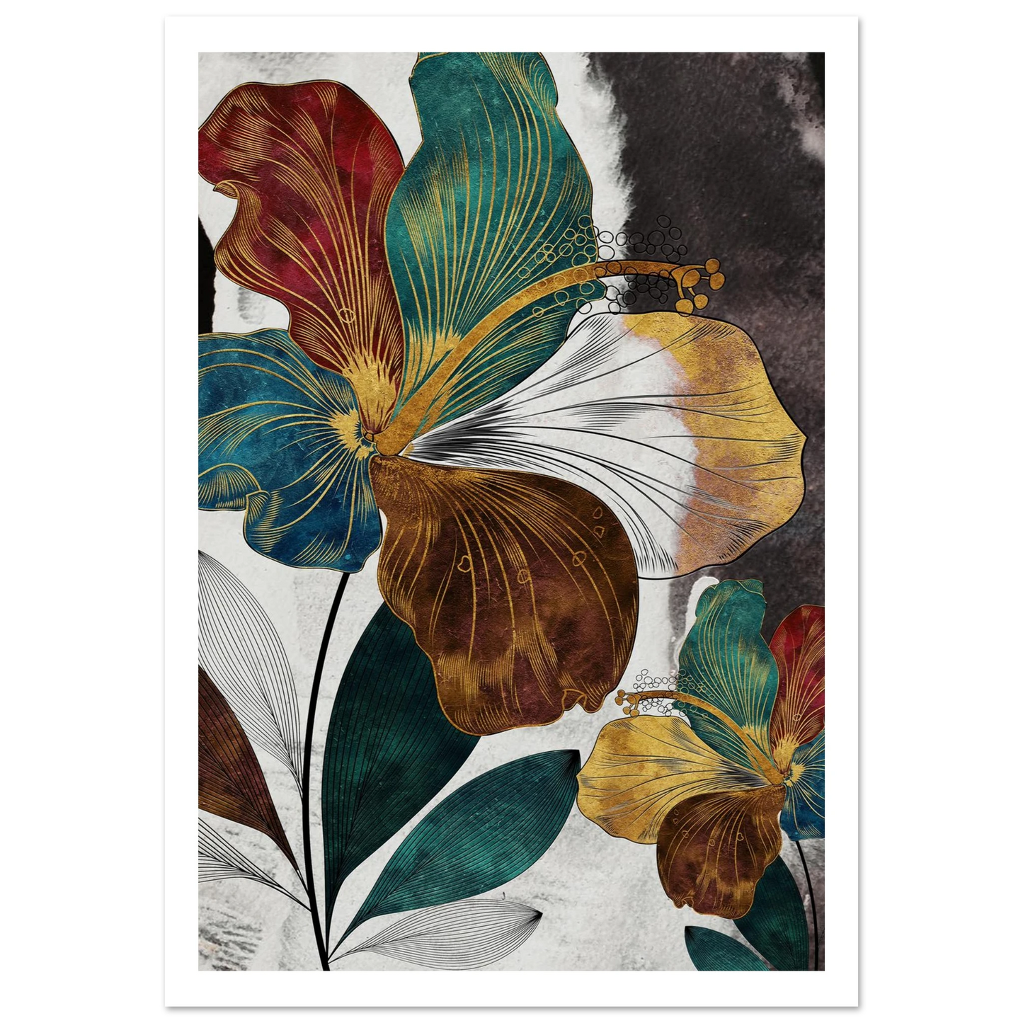 Golden Bloom Symphony - Poster - Arthena