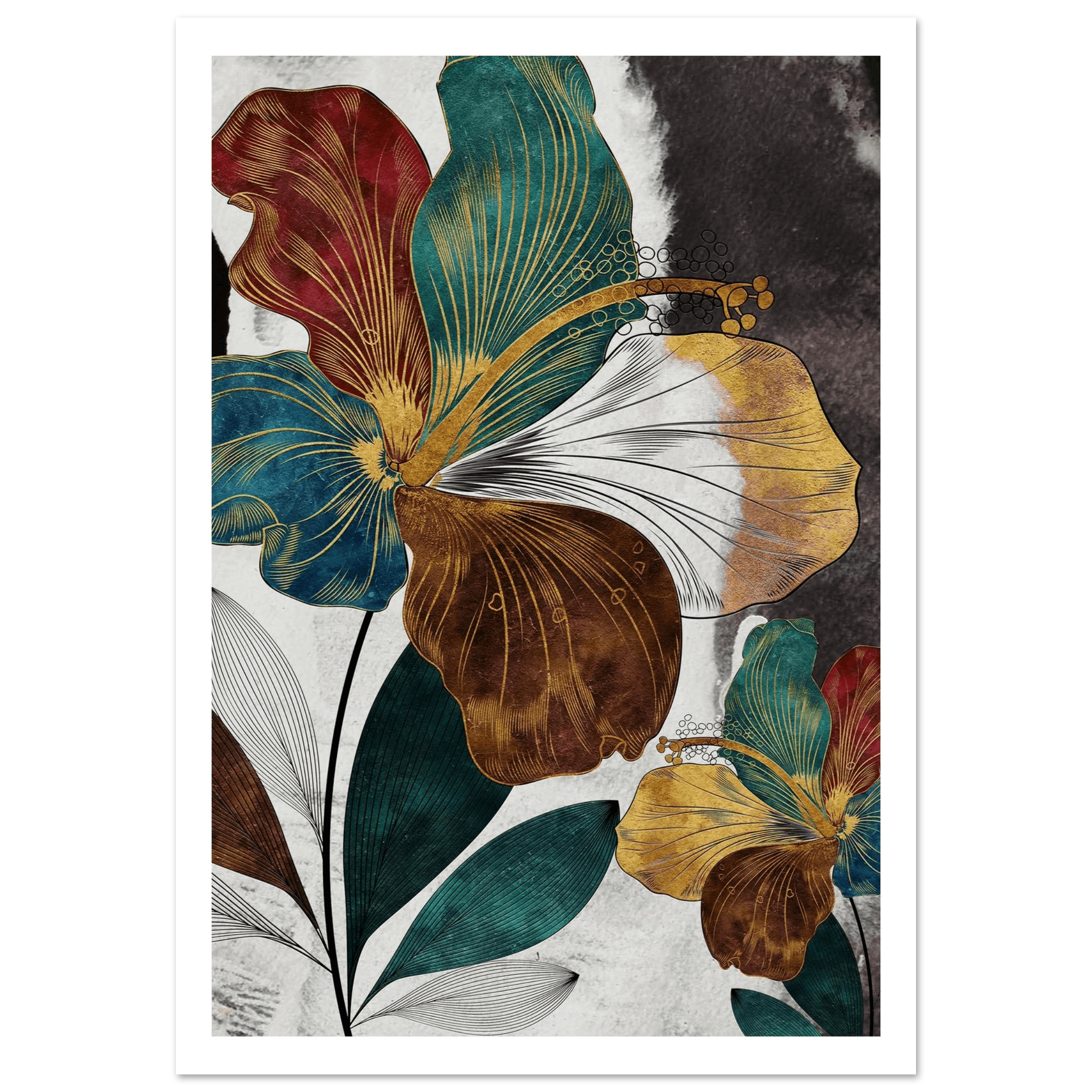 Golden Bloom Symphony - Poster - Arthena