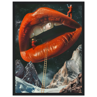 Lip Construction - Poster - Arthena