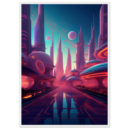 Neon Horizons - Poster - Arthena