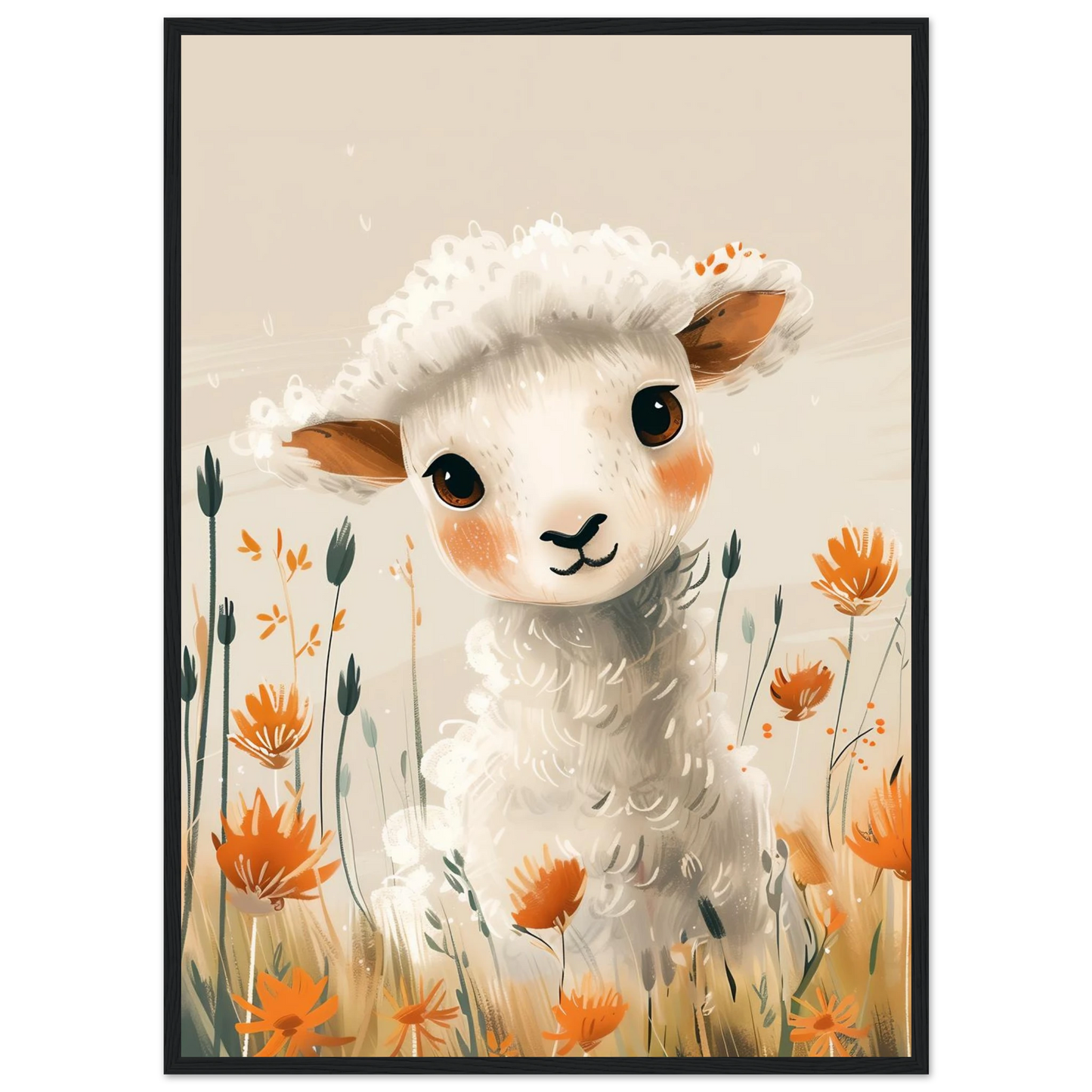 Baby Lamb - Poster - Arthena
