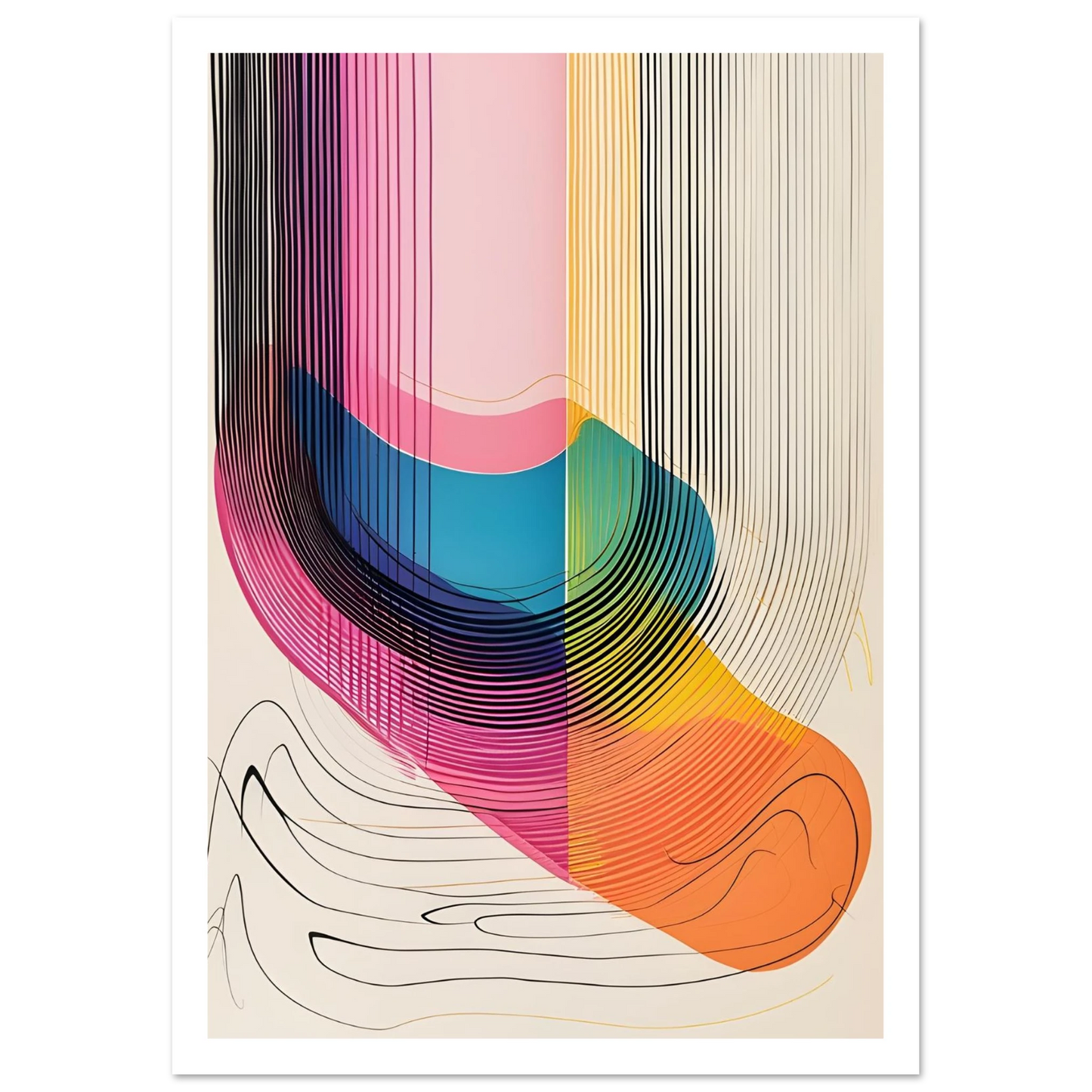 Vibrations of Color - Poster - Arthena