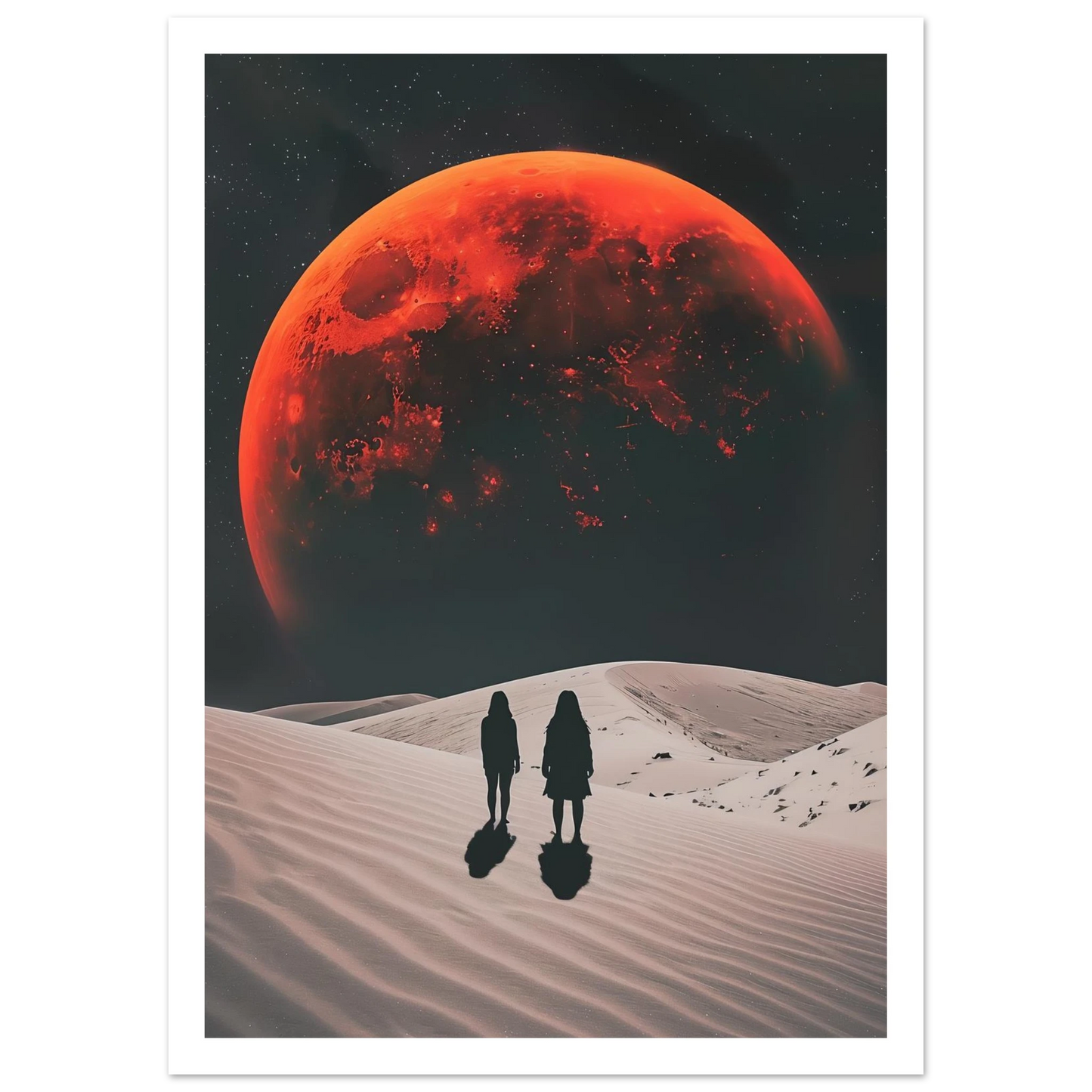 Two Gazes Towards the Unknown - Poster - Arthena