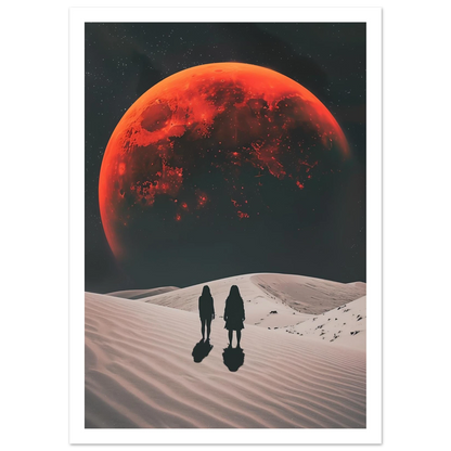Two Gazes Towards the Unknown - Poster - Arthena