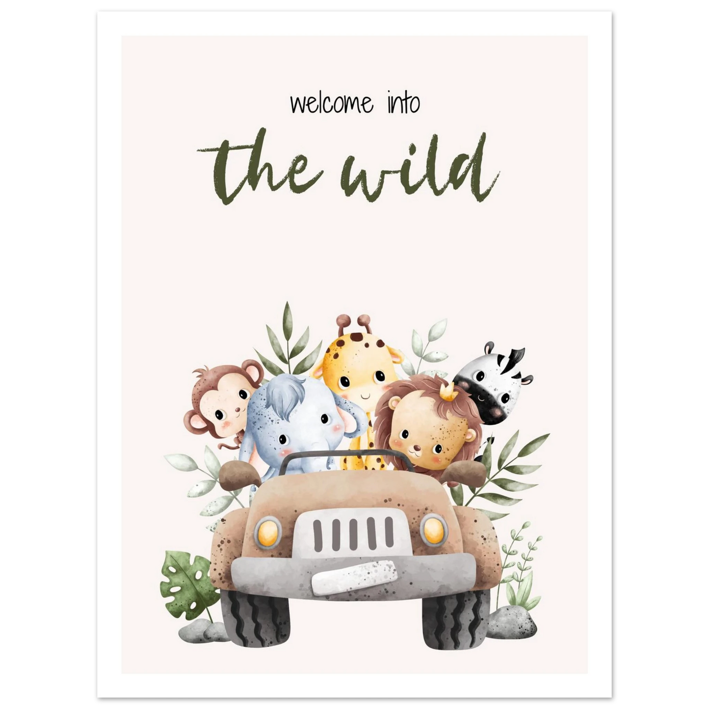 Welcome into the wild - Poster - Arthena