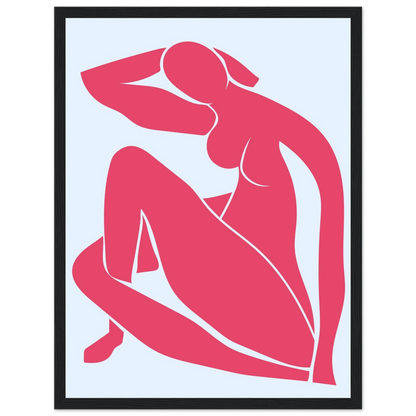 Body Positivity in Red - Poster - Arthena