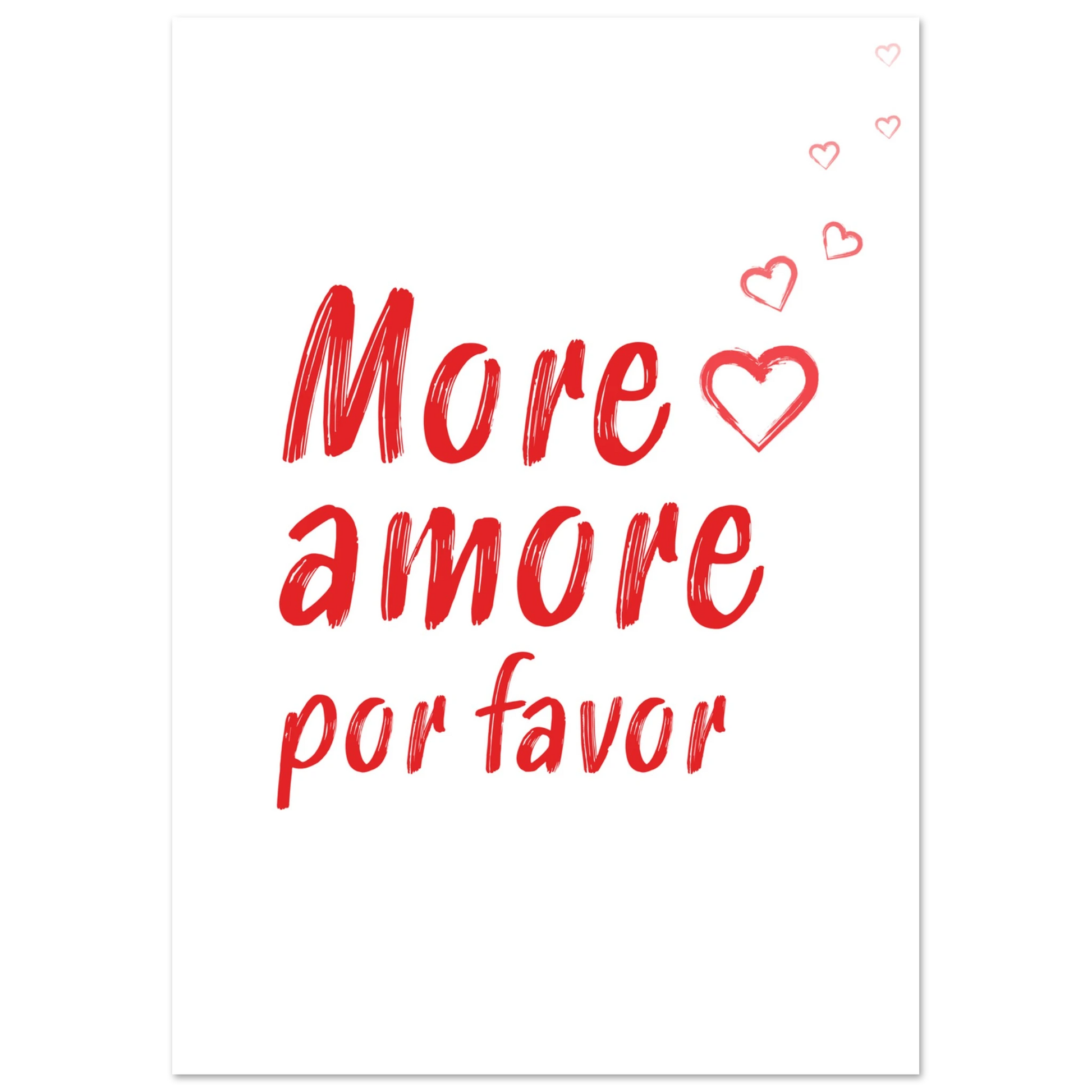 More Amore Por Favor - Poster - Arthena