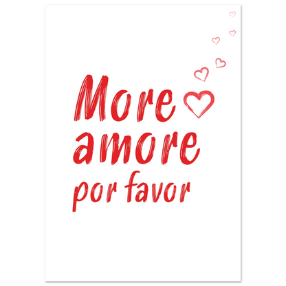 More Amore Por Favor - Poster - Arthena