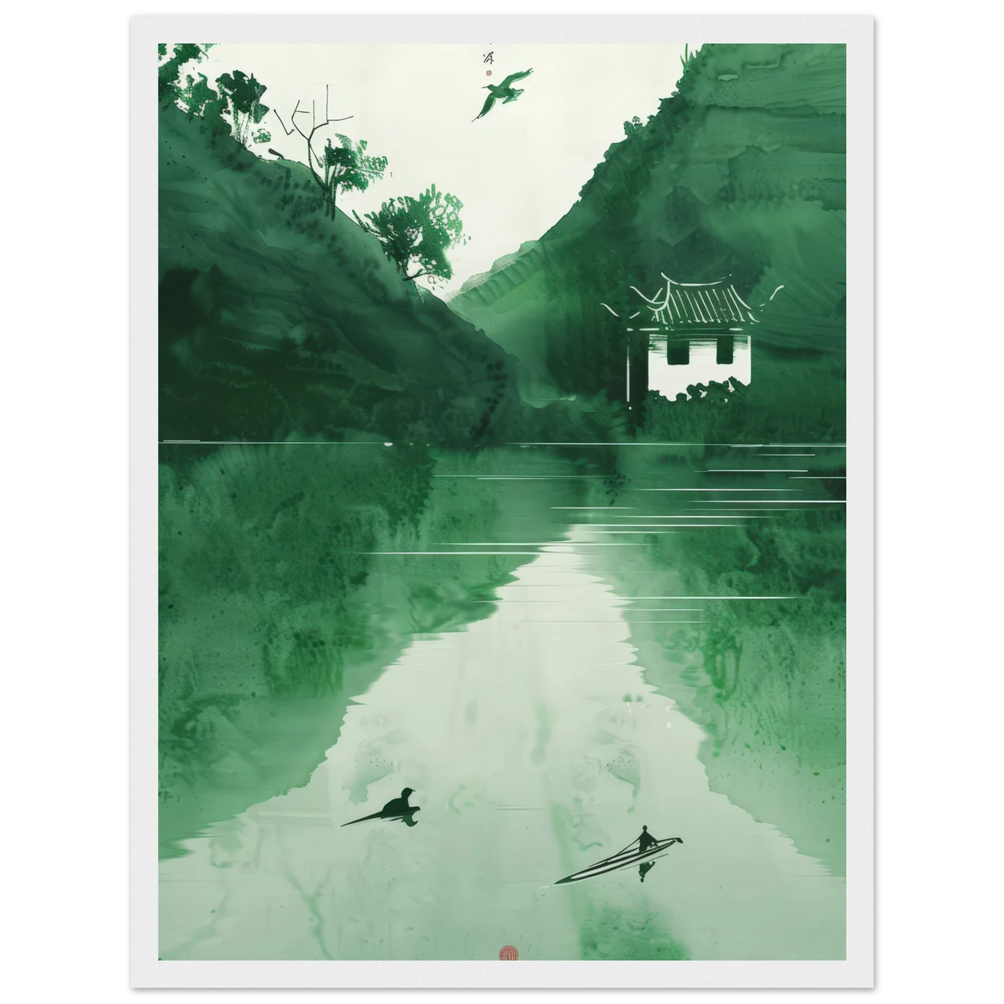 The green mirror - Poster - Arthena