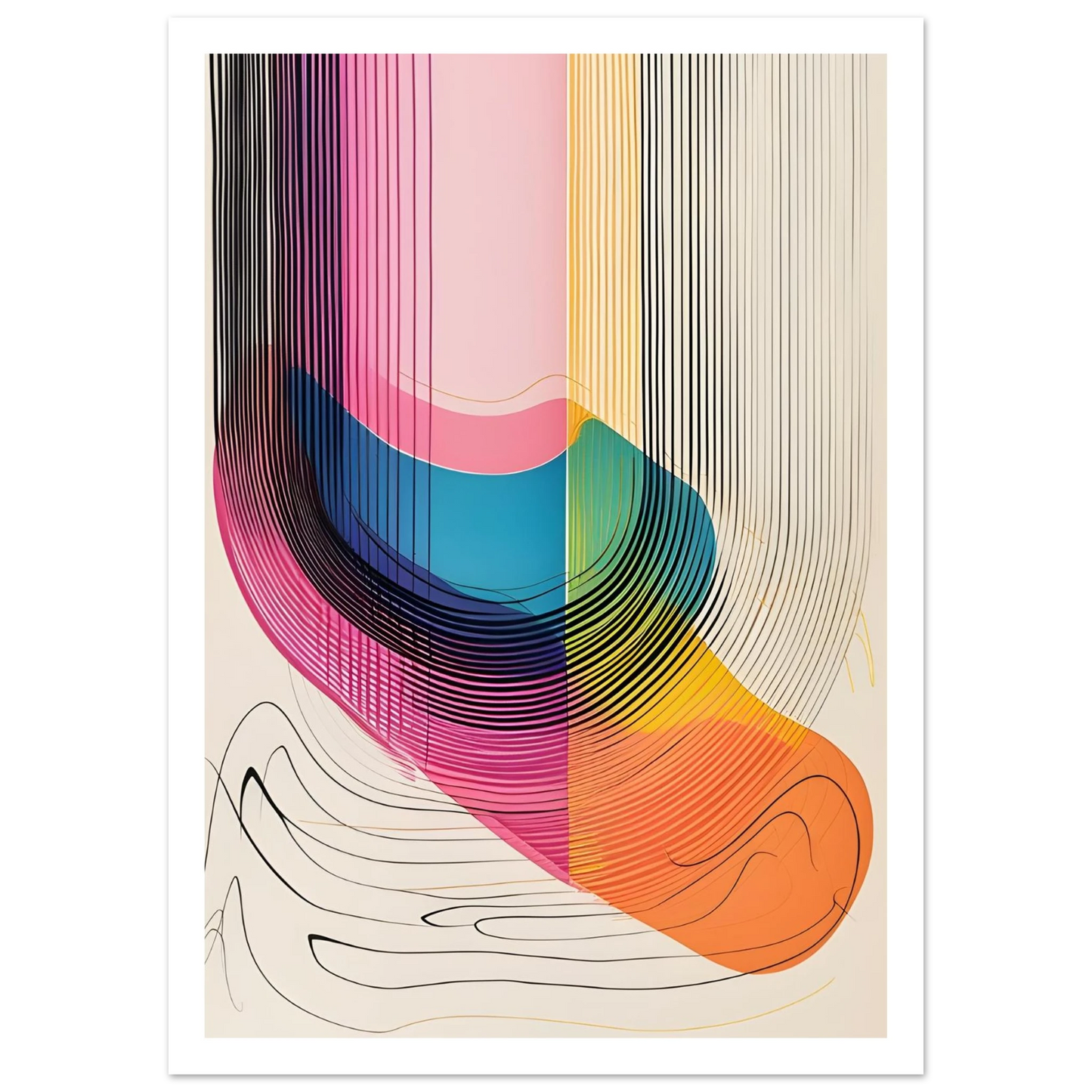 Vibrations of Color - Poster - Arthena