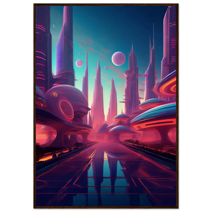 Neon Horizons - Poster - Arthena