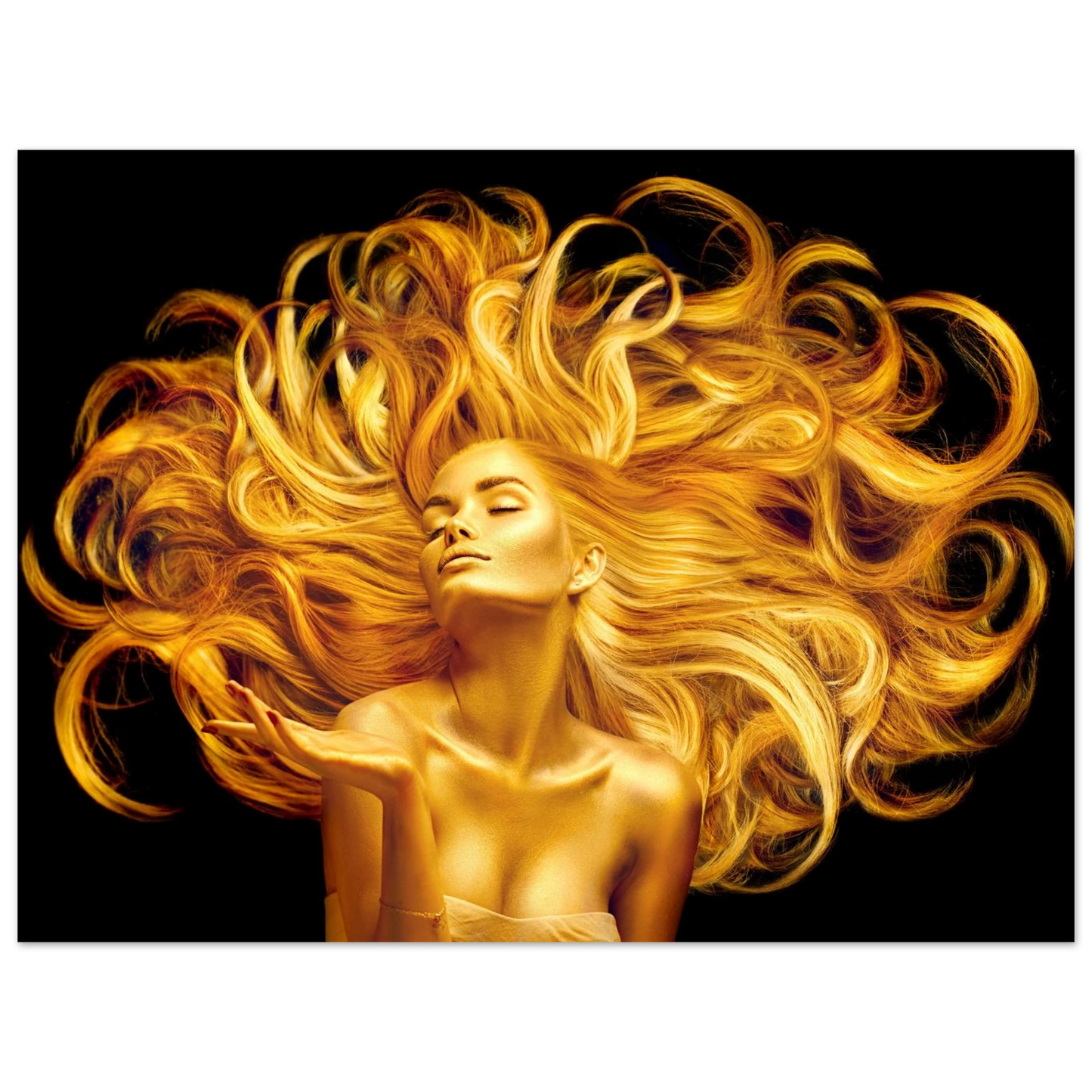 Golden Flow - Poster - Arthena